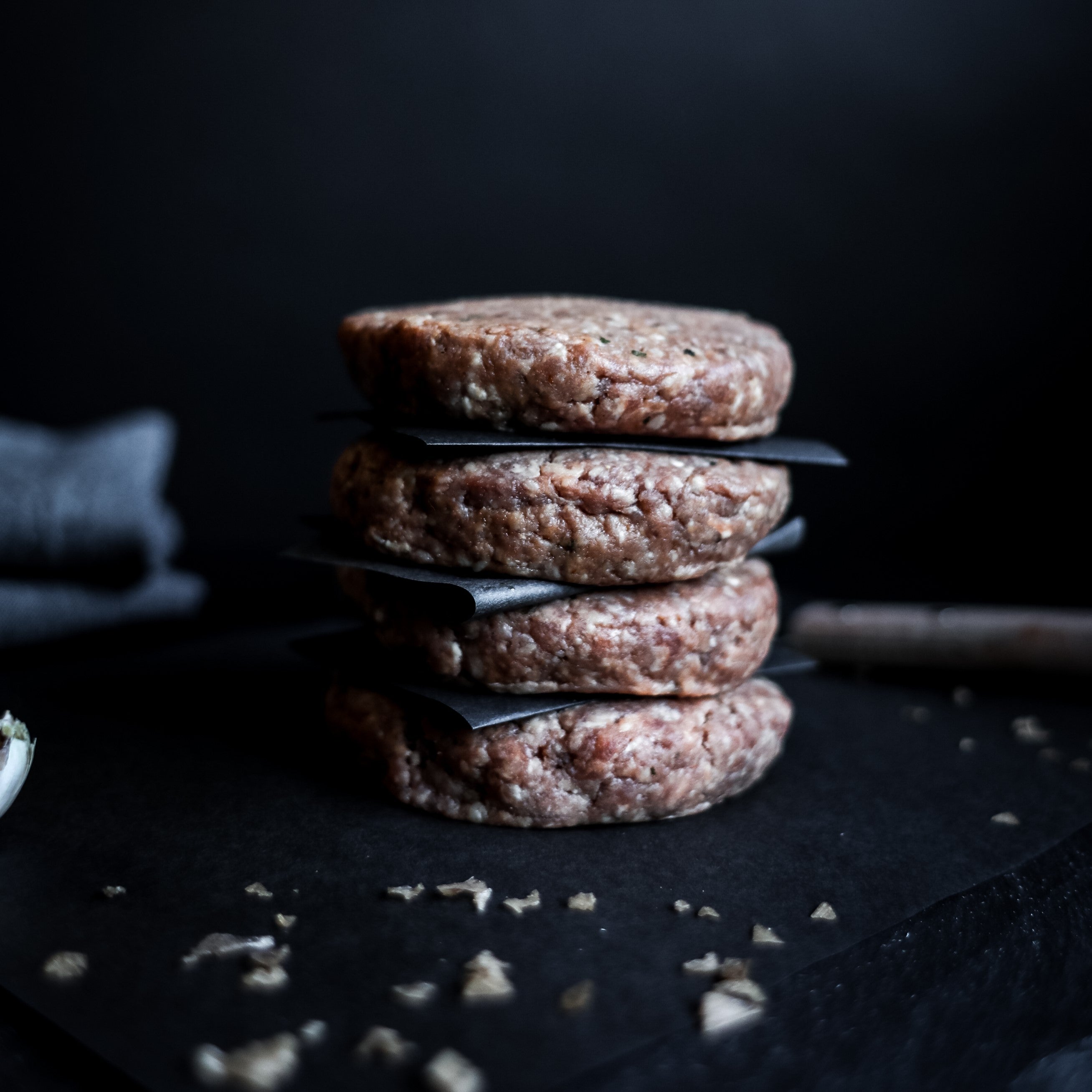 juicy ground chuck hamburgers