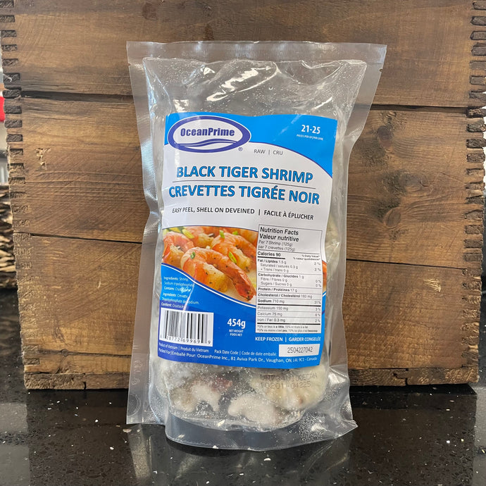 black tiger shrimp bag