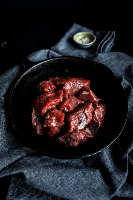 lean bison stewing meat