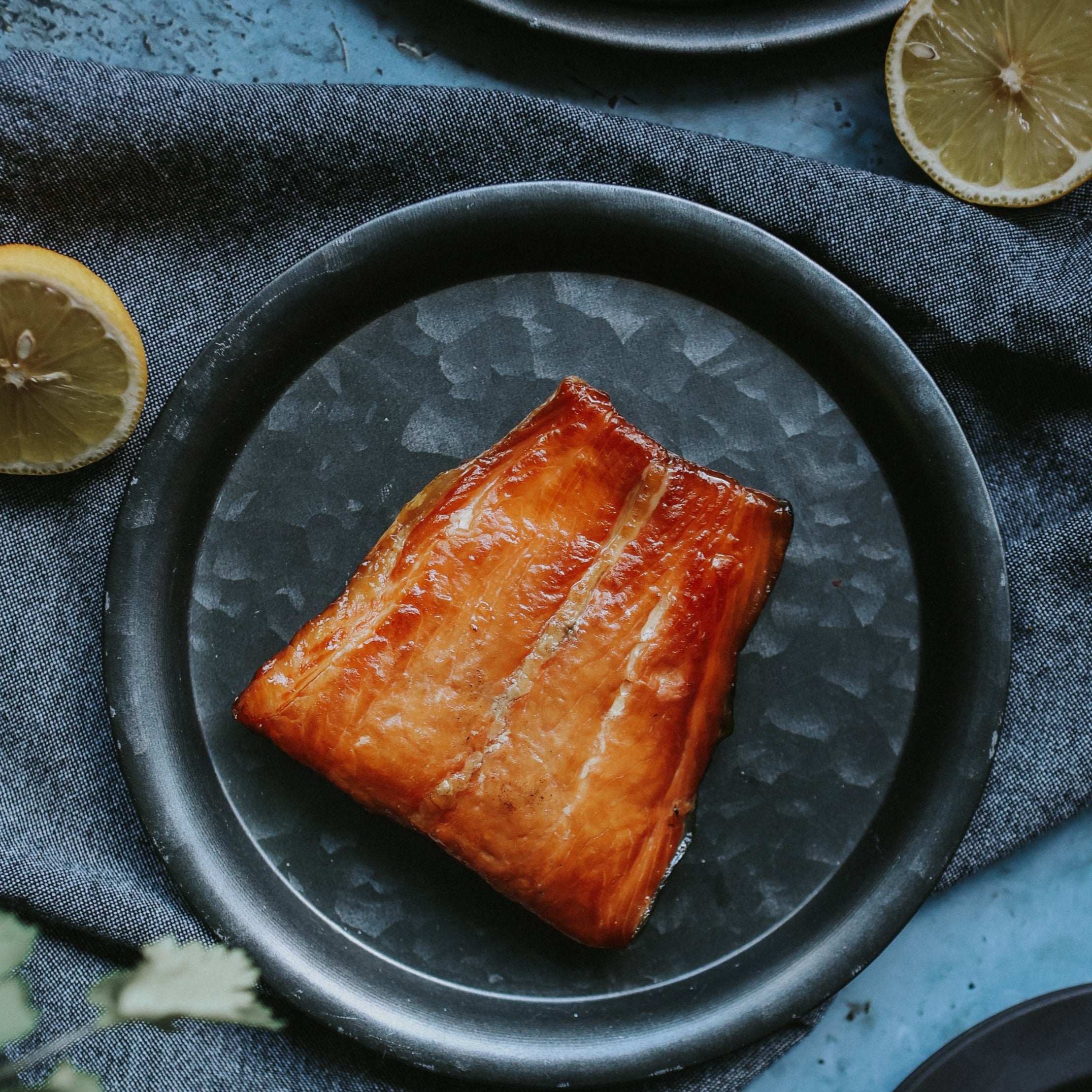 BBQ smoked salmon