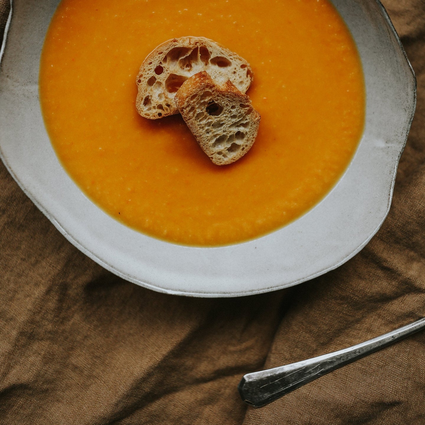 vegan butternut squash carrot ginger soup