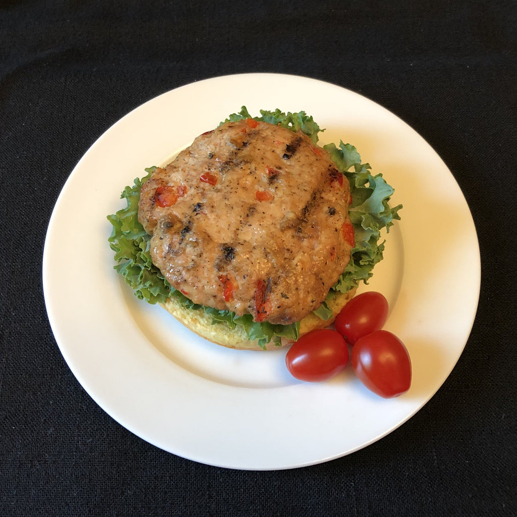 handmade chicken burger